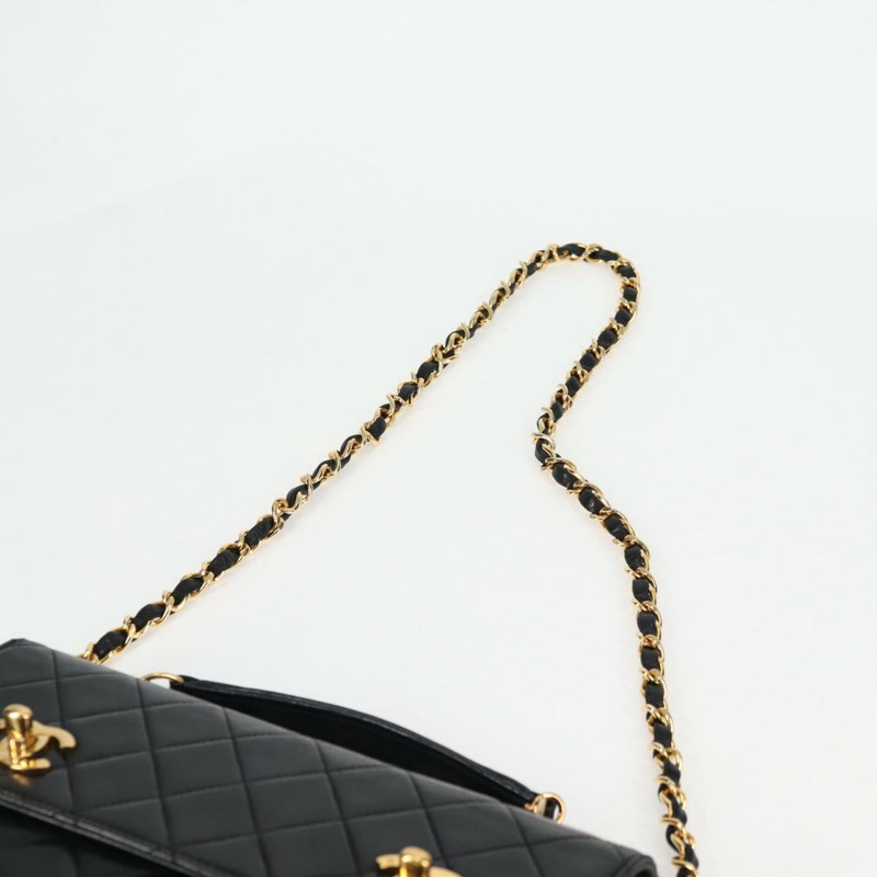 【日本直送】CHANEL Matelasse 雙轉鎖 Coco 鏈條包 小羊皮 CC 正品 138976SA-14