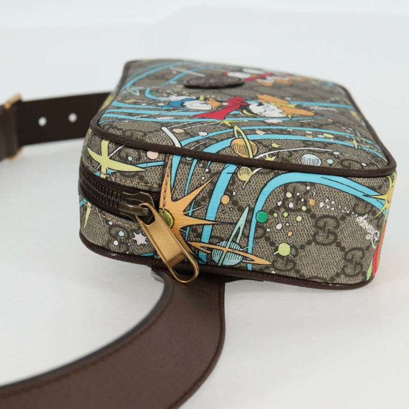 【日本直送】GUCCI GG Supreme 迪士尼合作腰包 PVC 米色 602695 正品 138991A-2