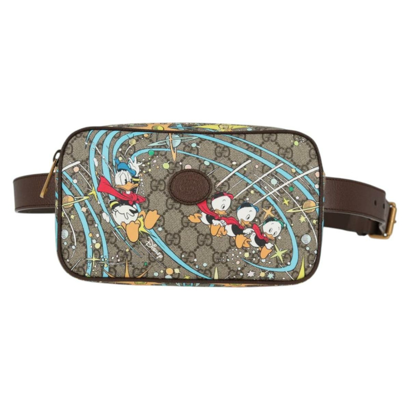 【日本直送】GUCCI GG Supreme 迪士尼合作腰包 PVC 米色 602695 正品 138991A-12