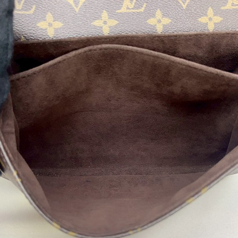 LV Monogram老花斜背郵差包-4