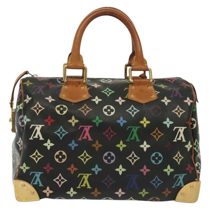 【日本直送】LOUIS VUITTON Monogram 多色 Speedy 30 手提包 黑色 M92642 LV 授權 fm4819-1