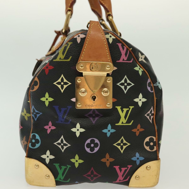 【日本直送】LOUIS VUITTON Monogram 多色 Speedy 30 手提包 黑色 M92642 LV 授權 fm4819-2