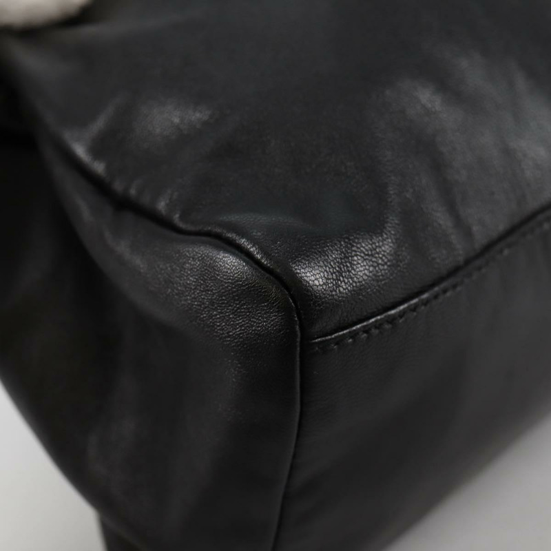 【日本直送】PRADA 手提包 皮革 2 款 黑色 銀色 正品 137970A-16
