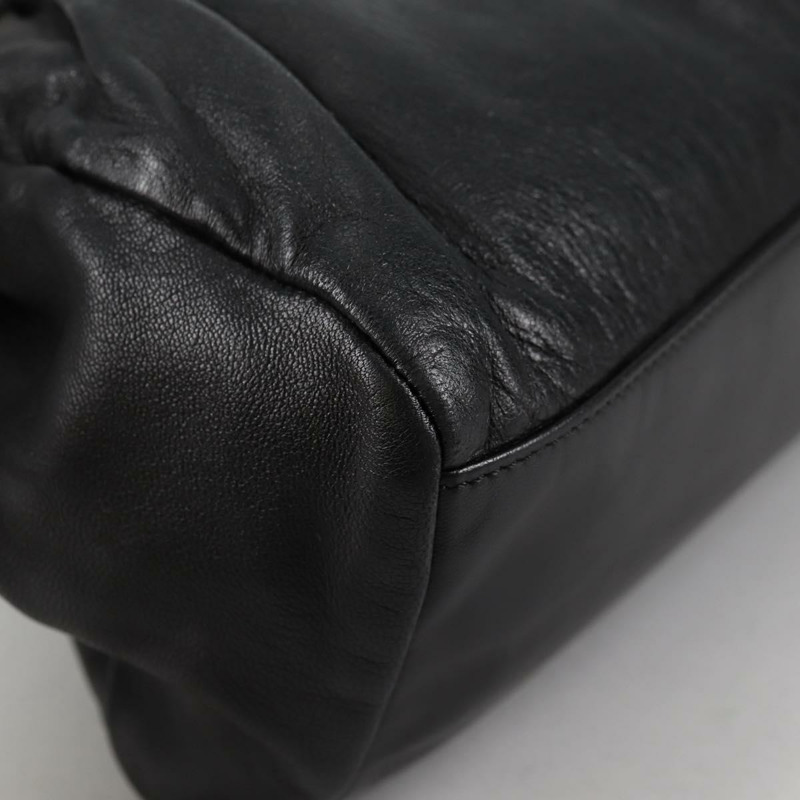 【日本直送】PRADA 手提包 皮革 2 款 黑色 銀色 正品 137970A-18