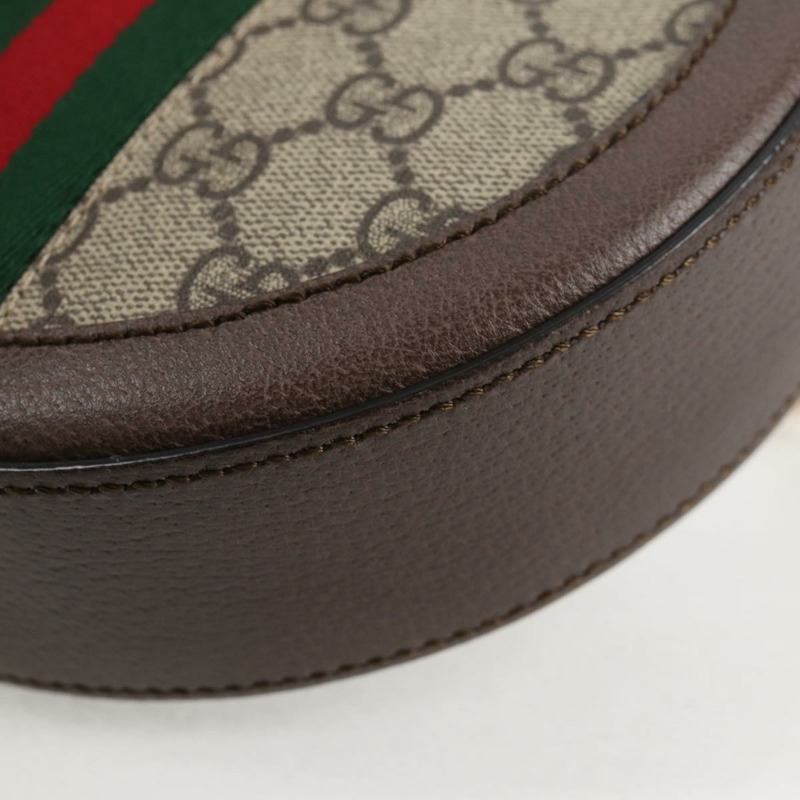 【日本直送】GUCCI GG Supreme Ophidia 鏈帶雪莉線包 PVC 米色 550618 正品 138002A-14