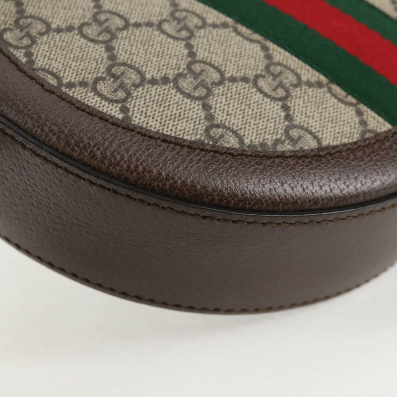 【日本直送】GUCCI GG Supreme Ophidia 鏈帶雪莉線包 PVC 米色 550618 正品 138002A-15