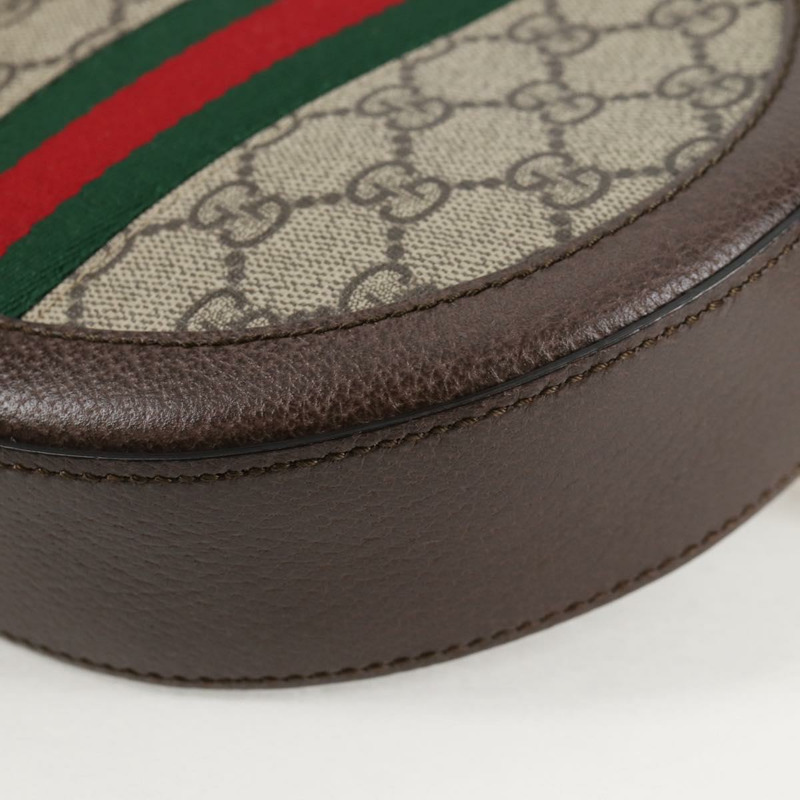 【日本直送】GUCCI GG Supreme Ophidia 鏈帶雪莉線包 PVC 米色 550618 正品 138002A-16