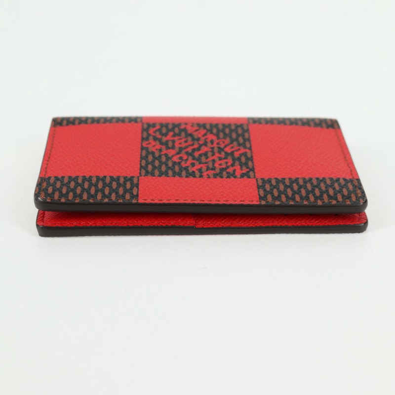 【日本直送】路易威登 Damier Organizer De Poch 卡包 紅色 N40614 LV 授權 138934M-2