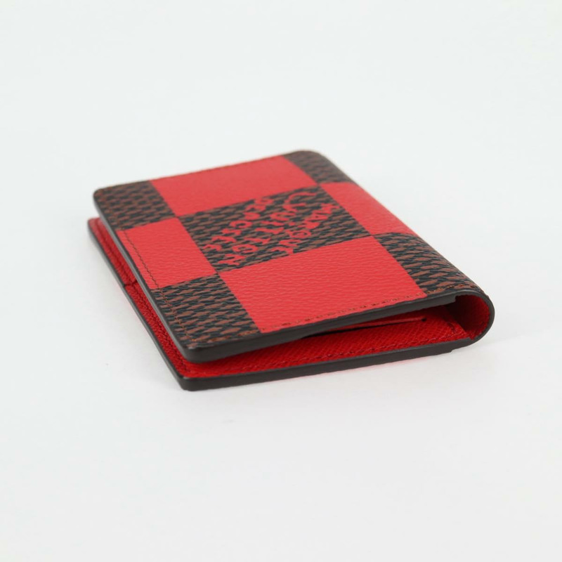 【日本直送】路易威登 Damier Organizer De Poch 卡包 紅色 N40614 LV 授權 138934M-4