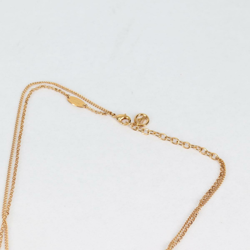 【日本直送】LOUIS VUITTON LV 掛鎖項鍊金屬金色 M01593 LV 授權 138948-4