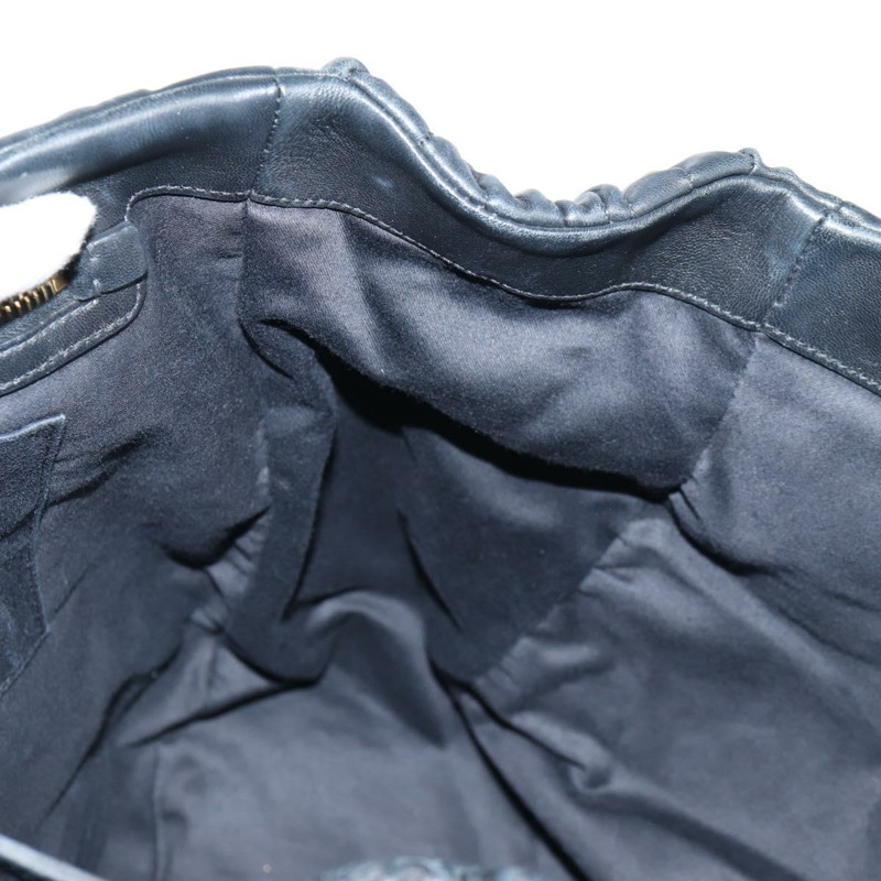 【日本直送】Miu Miu Matelasse 手提包 皮革 黑金 正品 137930A-22