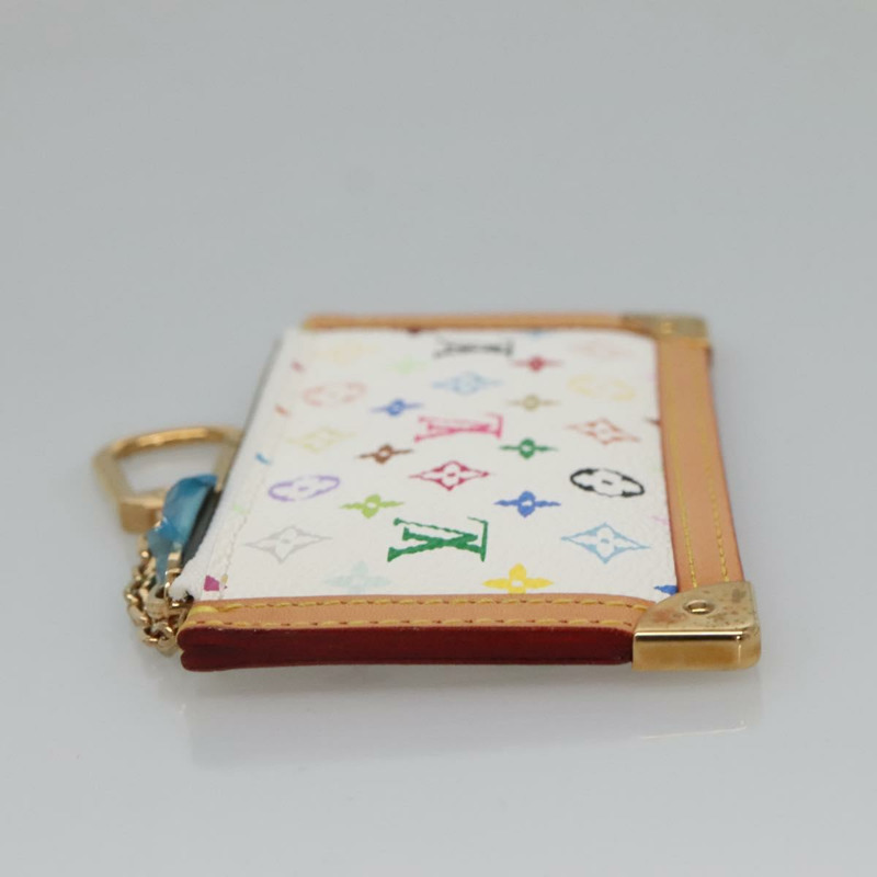 【日本直送】路易威登多色 Pochette Cles 零錢包白色 M92655 LV 授權 139622V-2