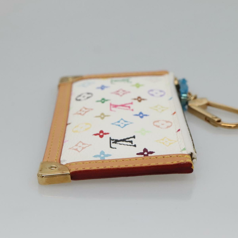 【日本直送】路易威登多色 Pochette Cles 零錢包白色 M92655 LV 授權 139622V-3