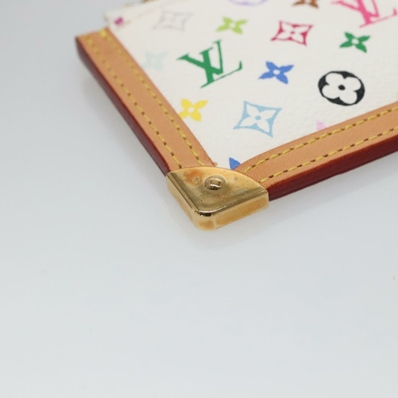【日本直送】路易威登多色 Pochette Cles 零錢包白色 M92655 LV 授權 139622V-13