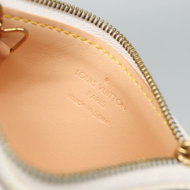 【日本直送】路易威登多色 Pochette Cles 零錢包白色 M92655 LV 授權 139622V-16