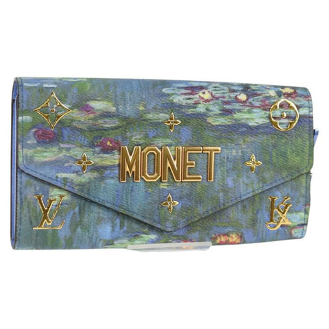 LOUIS VUITTON 大師系列 MONET Portefeuille Sarah M67589 LV 授權 139607M