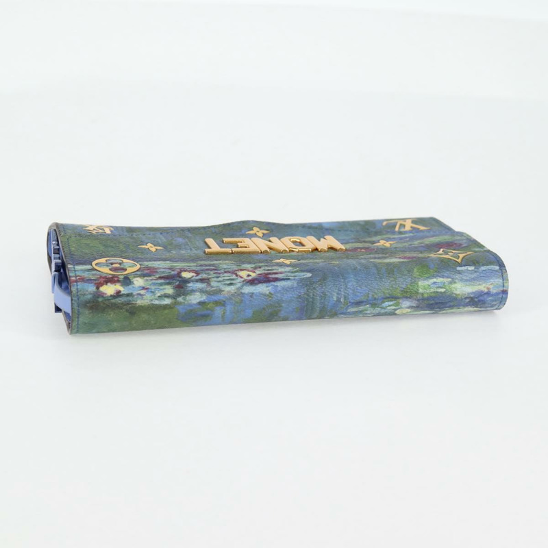 【日本直送】LOUIS VUITTON 大師系列 MONET Portefeuille Sarah M67589 LV 授權 139607M-4