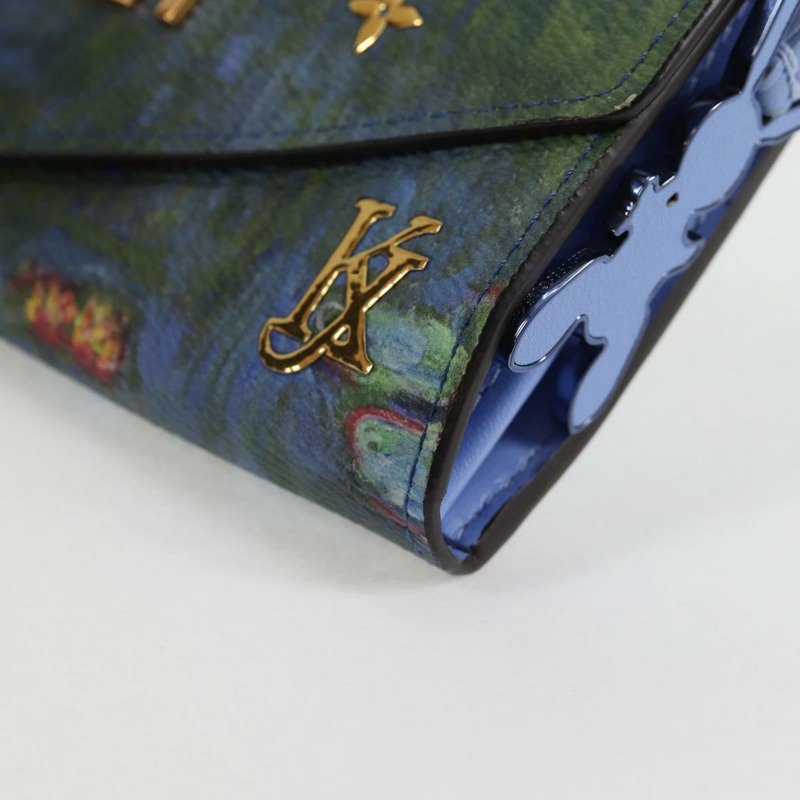 【日本直送】LOUIS VUITTON 大師系列 MONET Portefeuille Sarah M67589 LV 授權 139607M-13