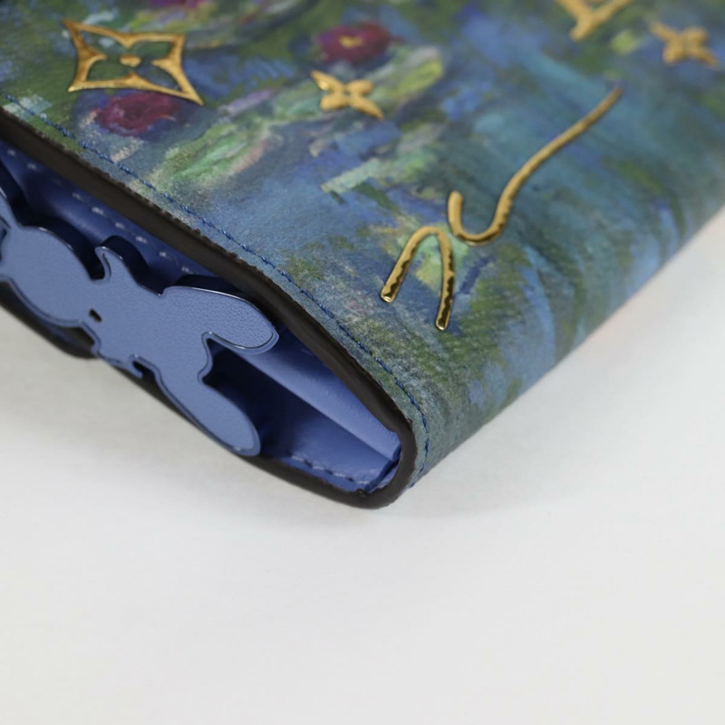 【日本直送】LOUIS VUITTON 大師系列 MONET Portefeuille Sarah M67589 LV 授權 139607M-14