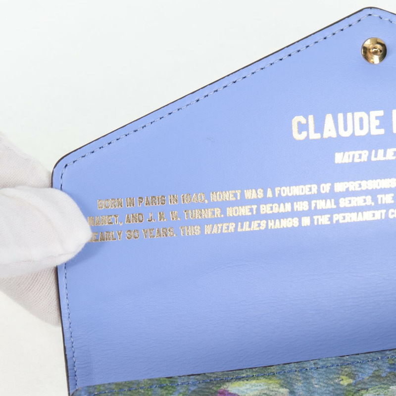 【日本直送】LOUIS VUITTON 大師系列 MONET Portefeuille Sarah M67589 LV 授權 139607M-19