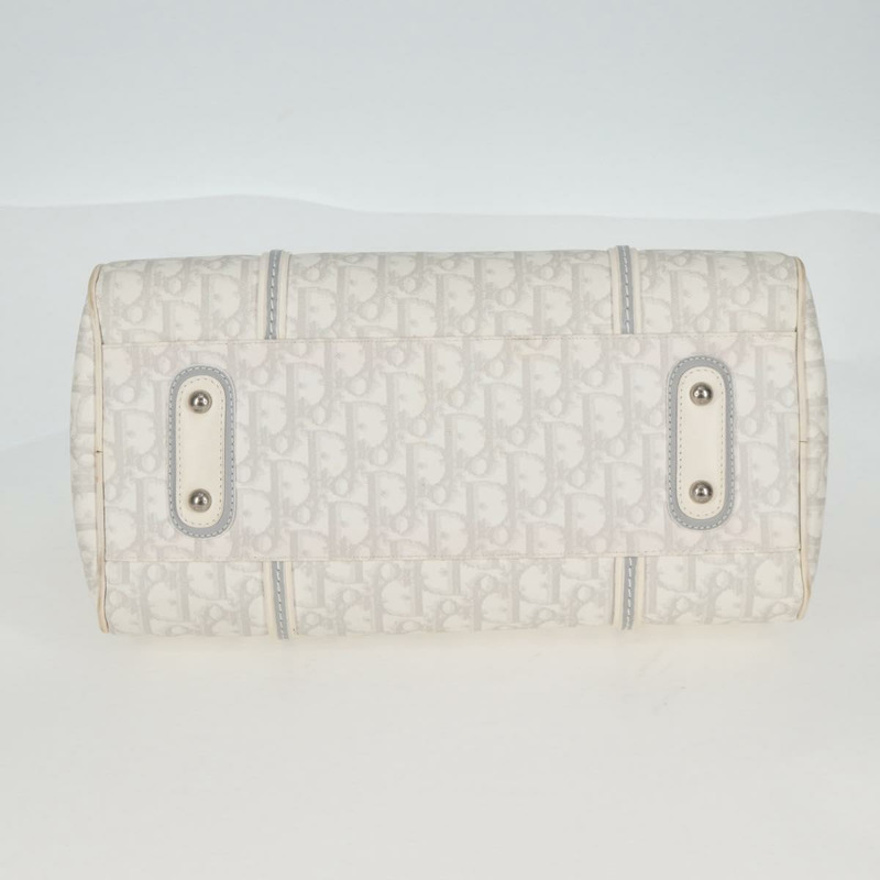 【日本直送】Christian Dior Trotter Romantic 鏈條單肩包 PVC 白色銀色 正品 139602V-4
