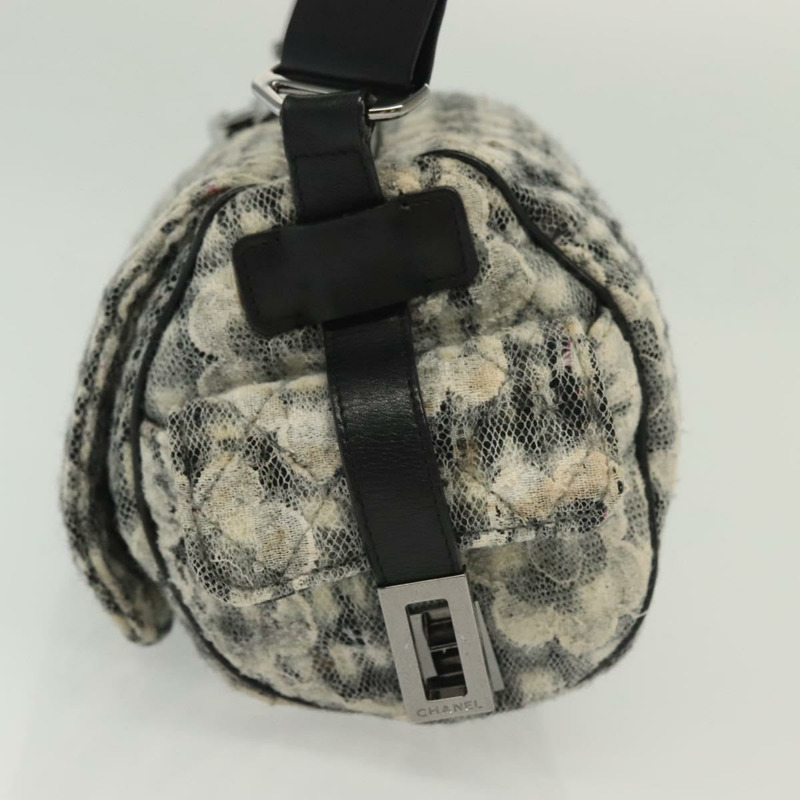 【日本直送】香奈兒 Matelasse 鏈條單肩包 花呢 白色銀色 CC 正品 139601-2