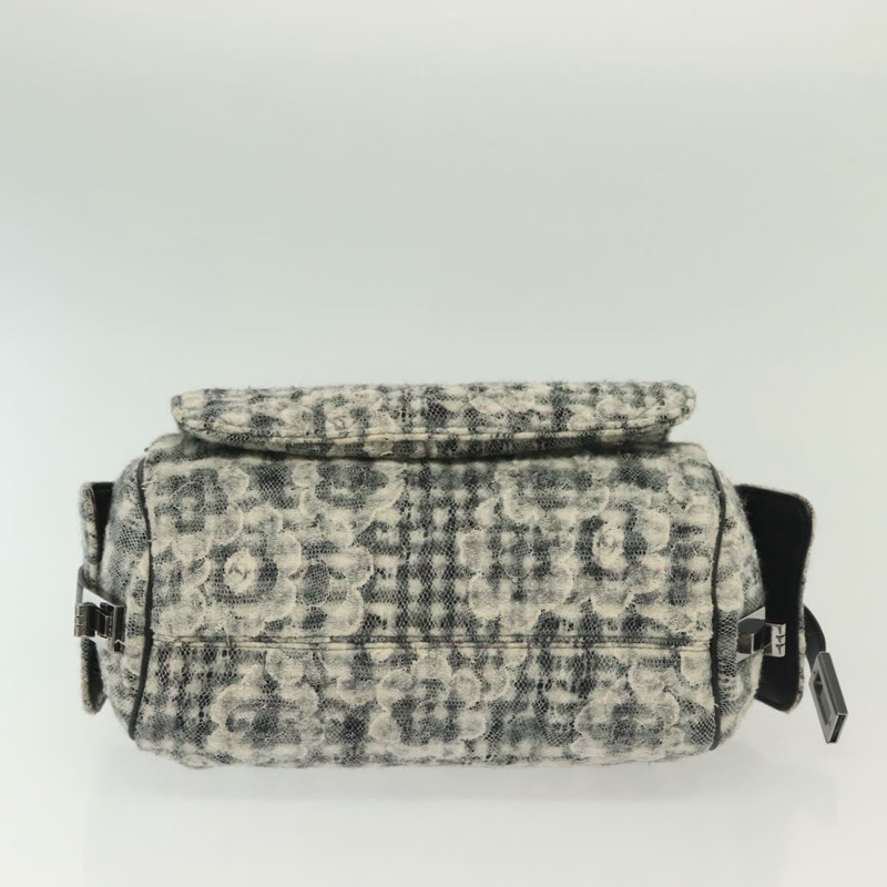 【日本直送】香奈兒 Matelasse 鏈條單肩包 花呢 白色銀色 CC 正品 139601-4