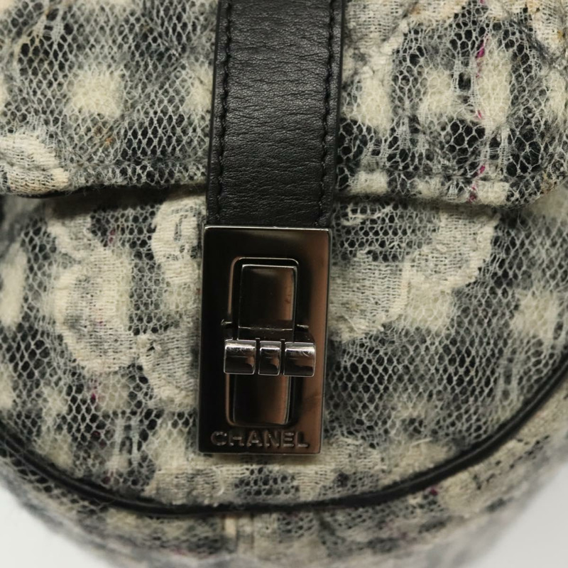 【日本直送】香奈兒 Matelasse 鏈條單肩包 花呢 白色銀色 CC 正品 139601-8
