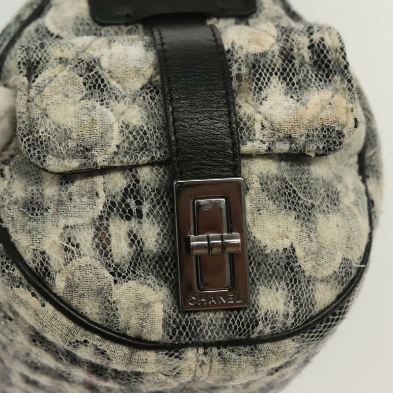 【日本直送】香奈兒 Matelasse 鏈條單肩包 花呢 白色銀色 CC 正品 139601-17