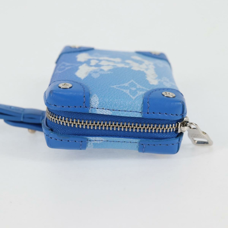 【日本直送】路易威登 Monogram Clouds Trunk 項鍊錢包 藍色 M45440 正品 hk2959M-2