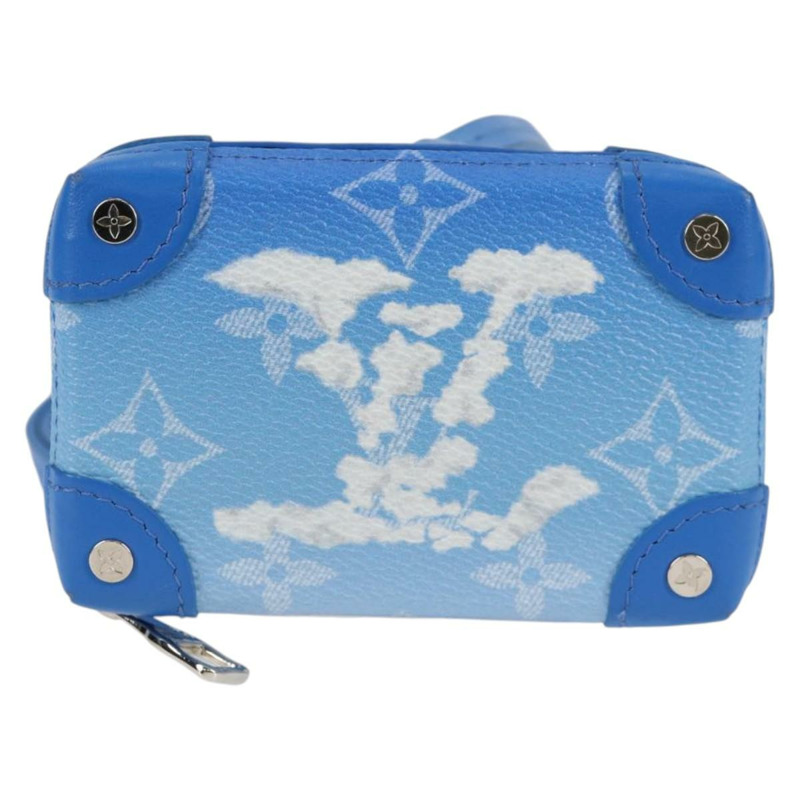 【日本直送】路易威登 Monogram Clouds Trunk 項鍊錢包 藍色 M45440 正品 hk2959M-12
