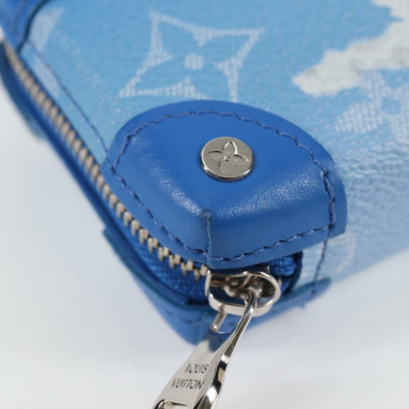 【日本直送】路易威登 Monogram Clouds Trunk 項鍊錢包 藍色 M45440 正品 hk2959M-14