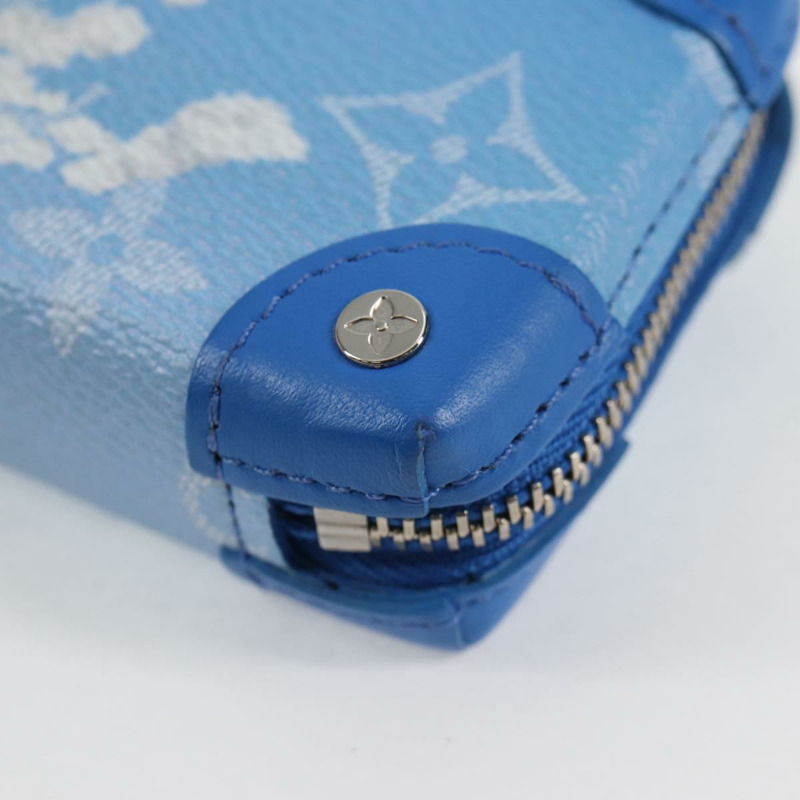 【日本直送】路易威登 Monogram Clouds Trunk 項鍊錢包 藍色 M45440 正品 hk2959M-15