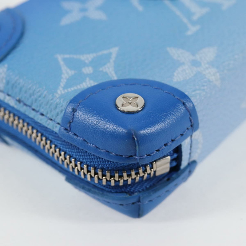 【日本直送】路易威登 Monogram Clouds Trunk 項鍊錢包 藍色 M45440 正品 hk2959M-16