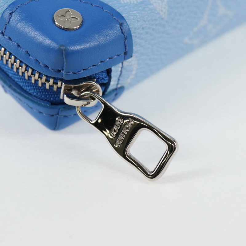 【日本直送】路易威登 Monogram Clouds Trunk 項鍊錢包 藍色 M45440 正品 hk2959M-17