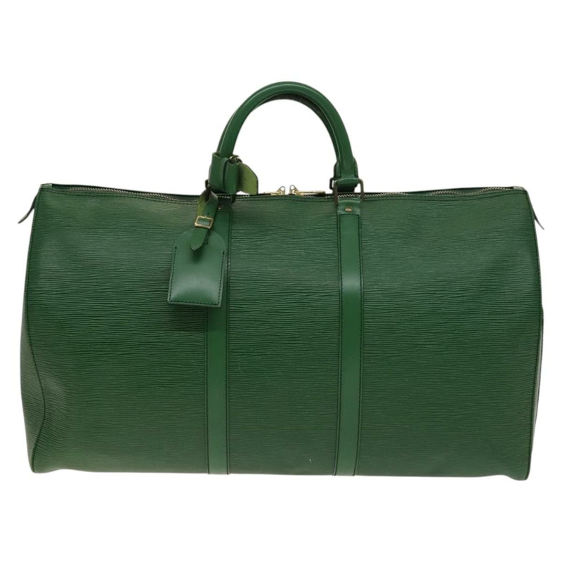 【日本直送】路易威登 Epi Keepall 50 波士頓包 綠色 M42964 LV 授權 139669-12