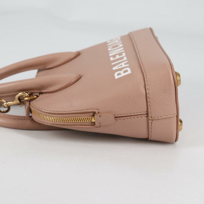 【日本直送】BALENCIAGA 手提包 皮革 2way 粉紅色金色 550646 正品 BA5103M-2