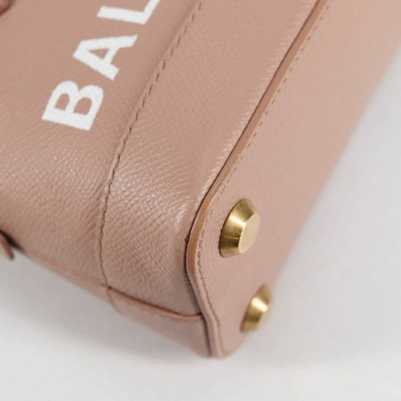 【日本直送】BALENCIAGA 手提包 皮革 2way 粉紅色金色 550646 正品 BA5103M-17