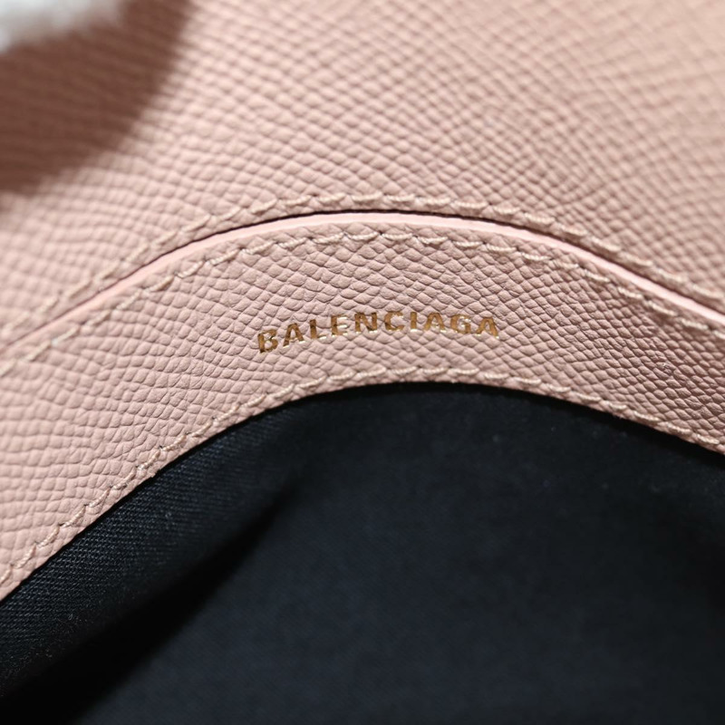 【日本直送】BALENCIAGA 手提包 皮革 2way 粉紅色金色 550646 正品 BA5103M-23