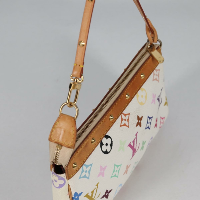 【日本直送】路易威登 Monogram 多色 Pochette 手拿包 白色 M92649 LV 授權 139900V-5