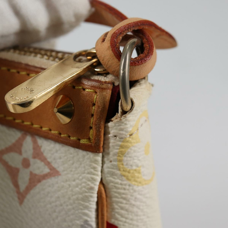 【日本直送】路易威登 Monogram 多色 Pochette 手拿包 白色 M92649 LV 授權 139900V-7