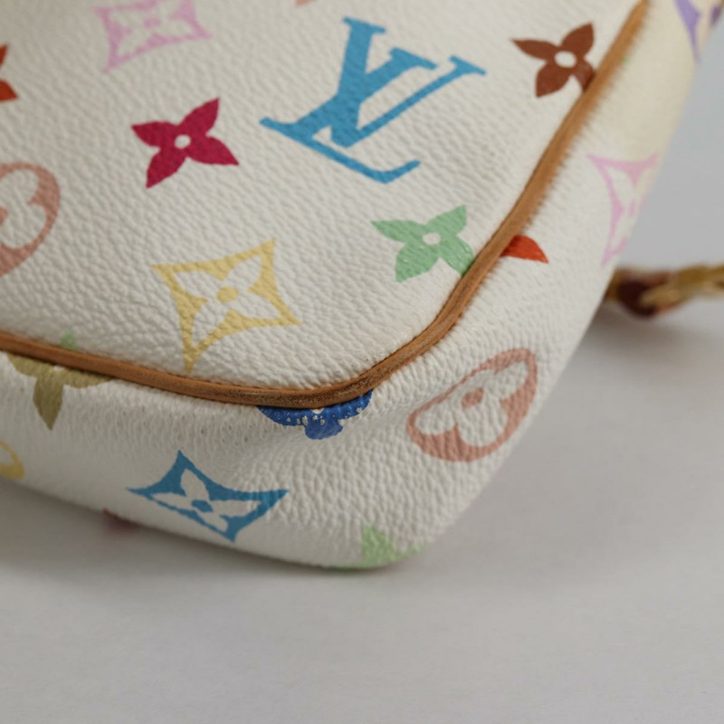 【日本直送】路易威登 Monogram 多色 Pochette 手拿包 白色 M92649 LV 授權 139900V-15