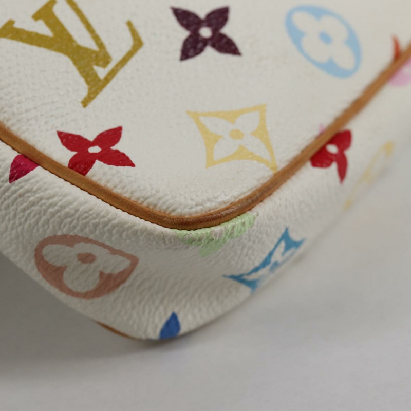 【日本直送】路易威登 Monogram 多色 Pochette 手拿包 白色 M92649 LV 授權 139900V-16
