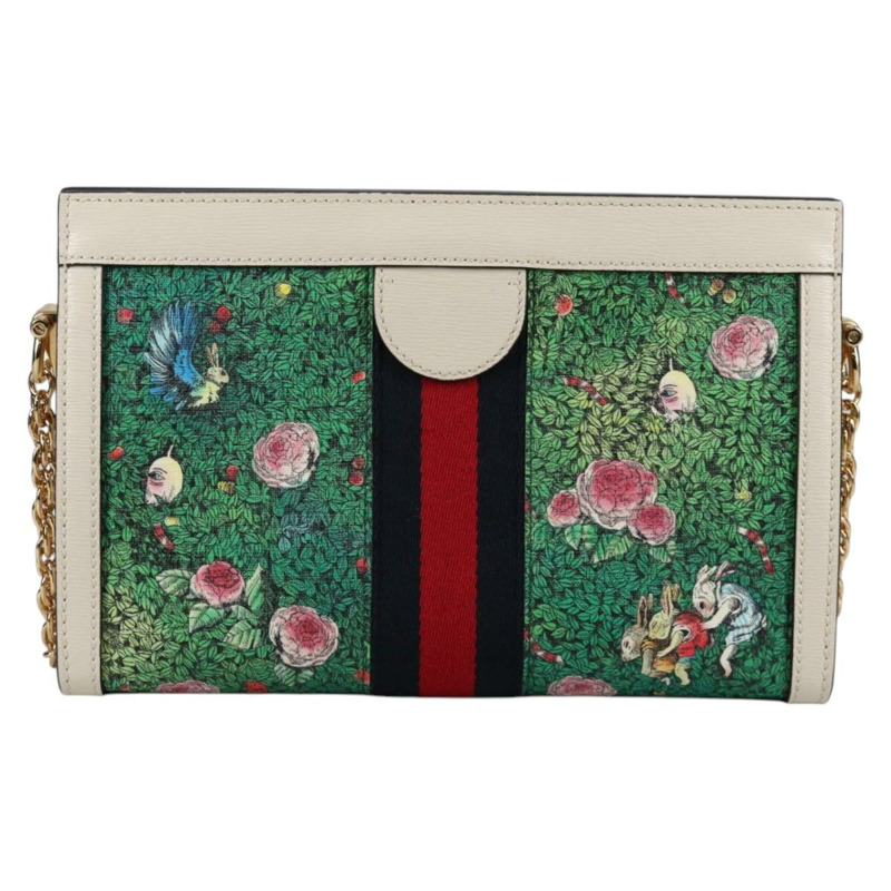 【日本直送】GUCCI 鏈條包 Yuko Higuchi 日本限定 包 皮革 白色 503877 正品 BA5090A-1