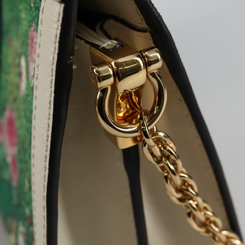 【日本直送】GUCCI 鏈條包 Yuko Higuchi 日本限定 包 皮革 白色 503877 正品 BA5090A-17