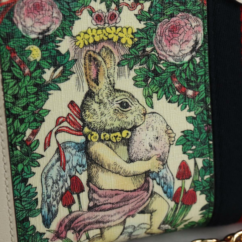 【日本直送】GUCCI 鏈條包 Yuko Higuchi 日本限定 包 皮革 白色 503877 正品 BA5090A-18