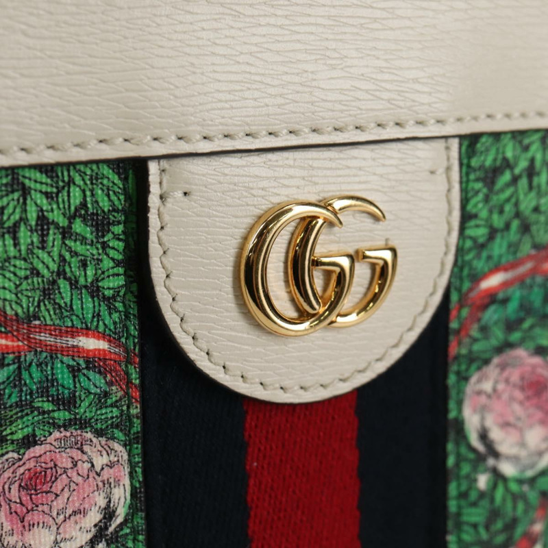 【日本直送】GUCCI 鏈條包 Yuko Higuchi 日本限定 包 皮革 白色 503877 正品 BA5090A-19