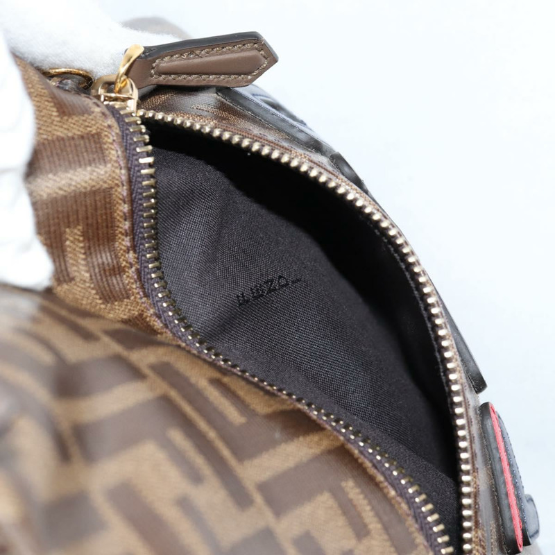 【日本直送】FENDI Zucca 背包 PVC FILA 合作款棕金正品 BA4876-21