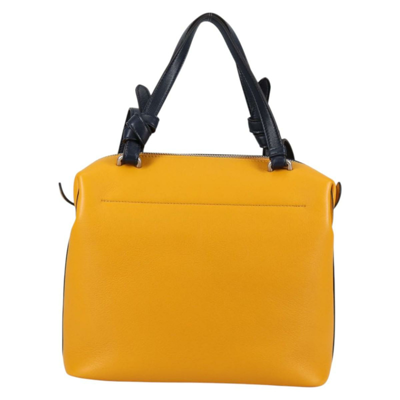 【日本直送】CELINE Soft Cube 單肩包 皮革 2 使用 黃銀 正品 BA5024M-1