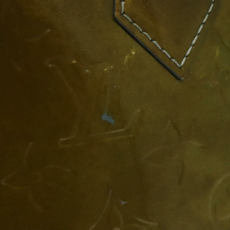 【日本直送】路易威登 Monogram Vernis Alma PM 手提包 Veil Olive M91582 LV Auth 139401-2